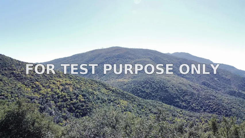 Demo/Test Data 7928 High Hill Rd Unit 1, Julian, Ca 92036