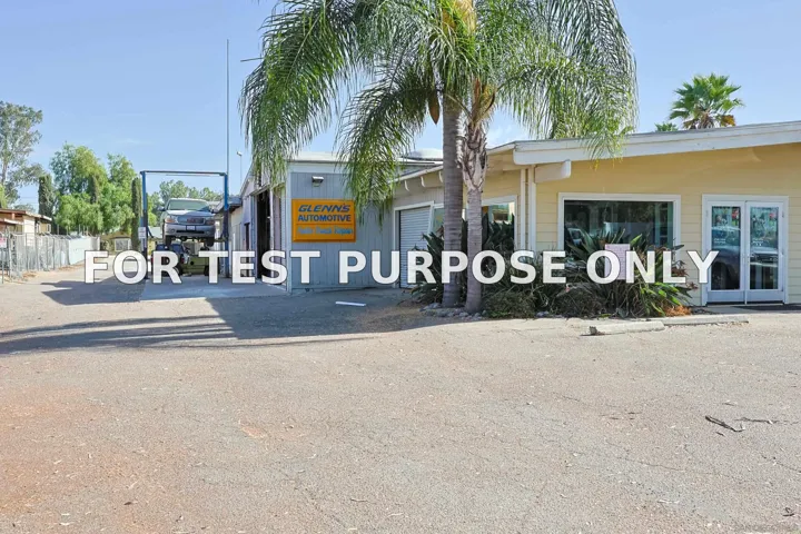 Demo/Test Data 2344 Main Street, Ramona, Ca 92065