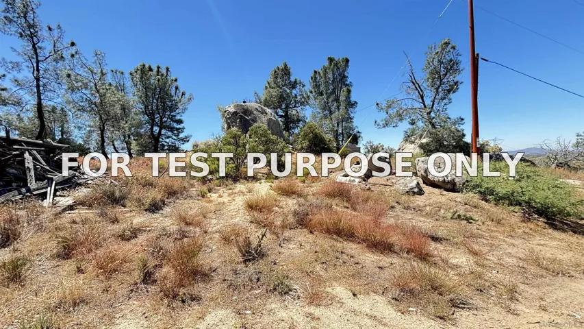 Demo/Test Data 905 Tierra Del Sol Rd. Unit 1, Boulevard, Ca 91905