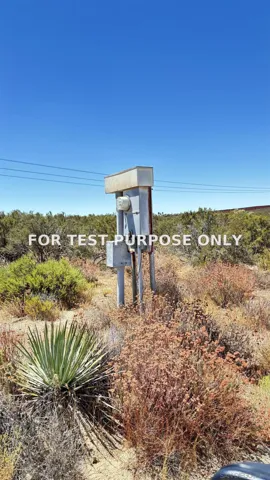 Demo/Test Data 905 Tierra Del Sol Rd. Unit 1, Boulevard, Ca 91905