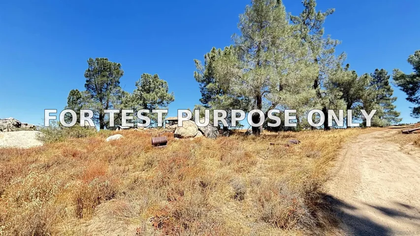 Demo/Test Data 905 Tierra Del Sol Rd. Unit 1, Boulevard, Ca 91905