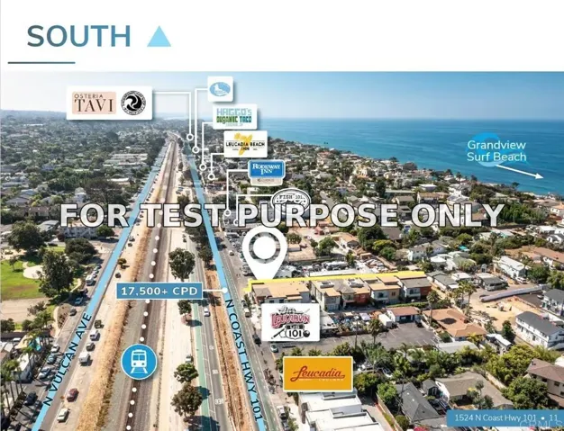 Demo/Test Data 1524 N Coast Hwy 101, Encinitas, Ca 92024