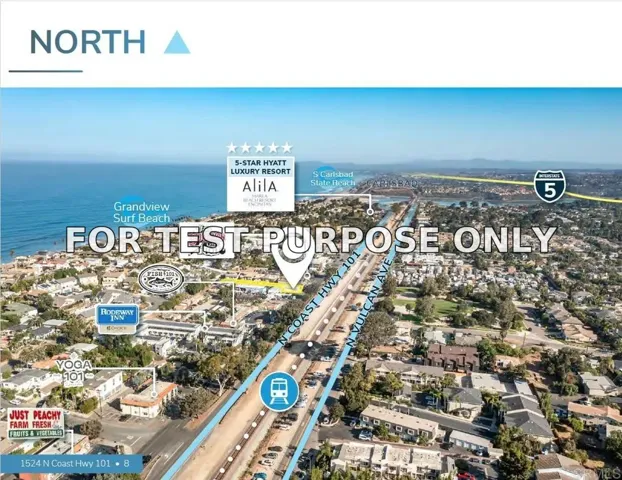 Demo/Test Data 1524 N Coast Hwy 101, Encinitas, Ca 92024