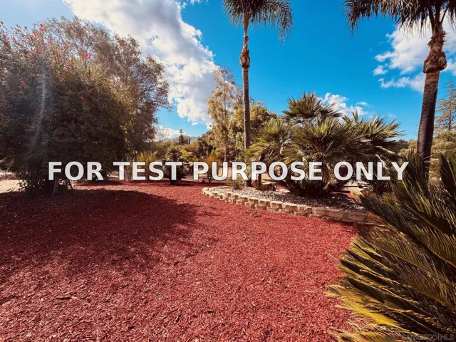 Demo/Test Data 15831 Mussey Grade Rd, Ramona, Ca 92065