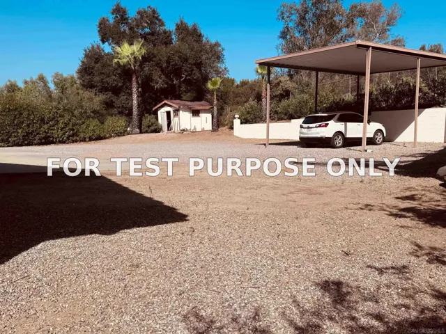 Demo/Test Data 15831 Mussey Grade Rd, Ramona, Ca 92065