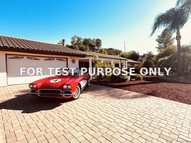 Demo/Test Data 15831 Mussey Grade Rd, Ramona, Ca 92065