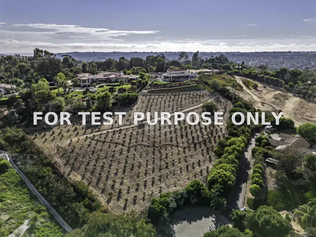 Demo/Test Data 5516 La Crescenta, Rancho Santa Fe, Ca 92067