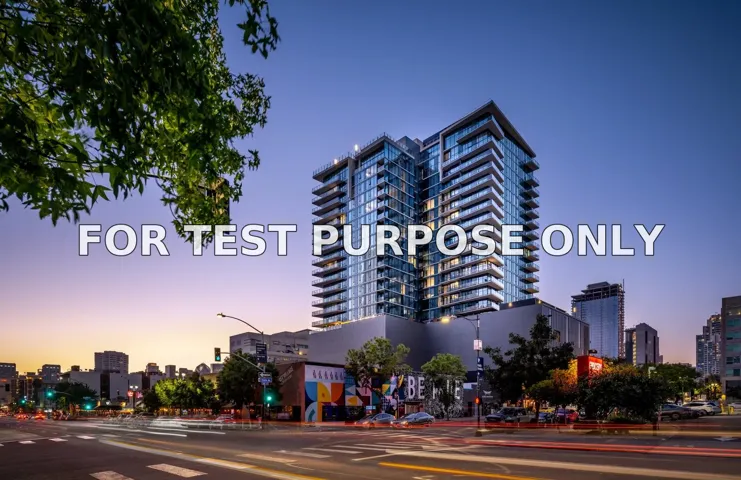 Demo/Test Data 675 9th Ave Unit 2007, San Diego, Ca 92101