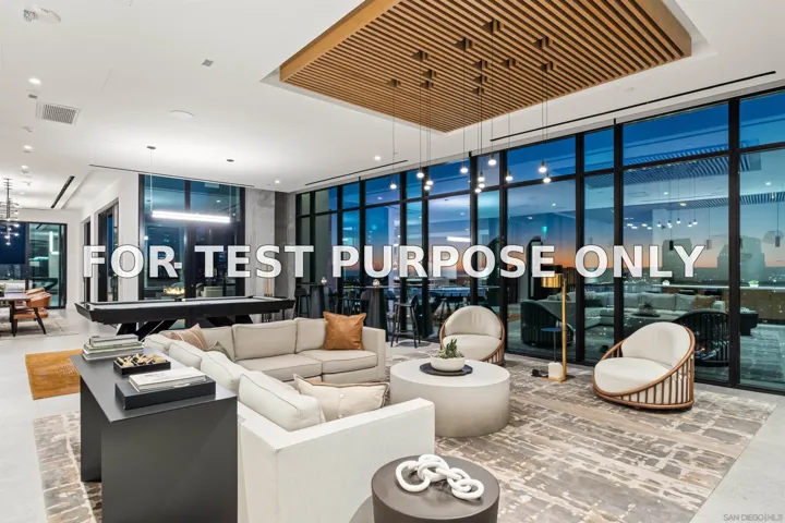 Demo/Test Data 675 9th Ave Unit 2005, San Diego, Ca 92101