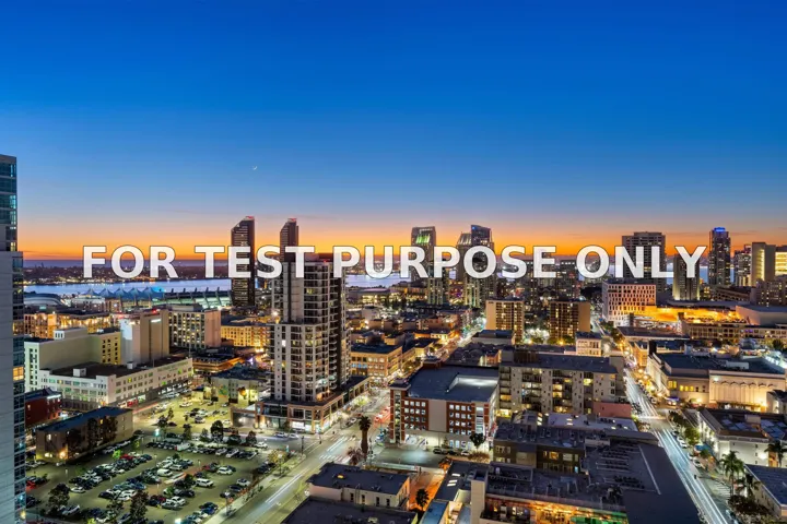 Demo/Test Data 675 9th Ave Unit 2003, San Diego, Ca 92101