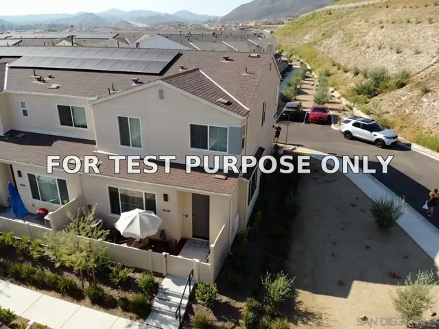 Demo/Test Data 35140 Grove Trl, Fallbrook, Ca 92028