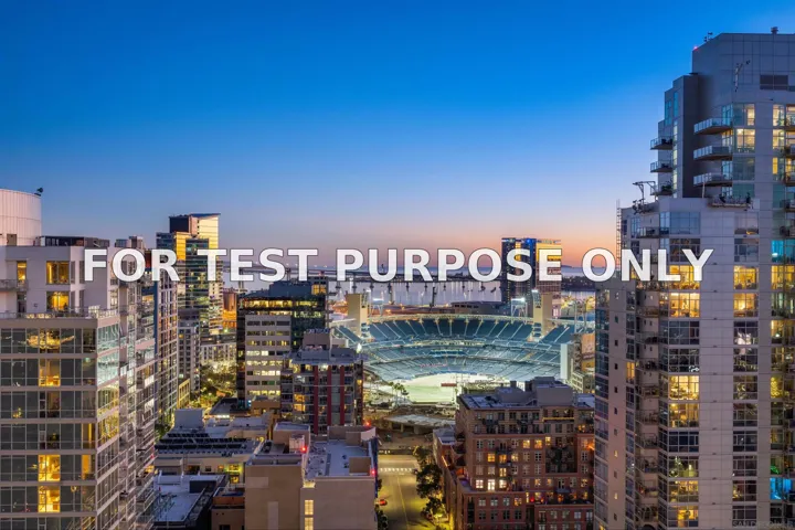 Demo/Test Data 675 9th Ave Unit 1906, San Diego, Ca 92101
