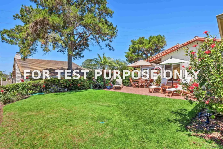 Demo/Test Data 131 Morelia Ct, Solana Beach, Ca 92075