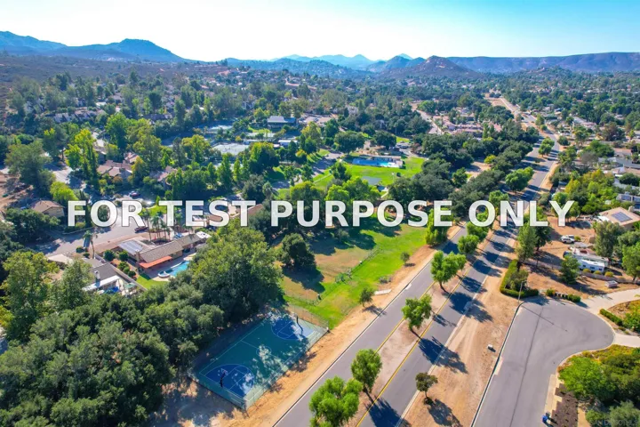Demo/Test Data 15530 Thornbush Road, Ramona, Ca 92065