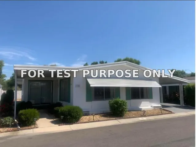 Demo/Test Data 2250 N Broadway Unit 78, Escondido, Ca 92026