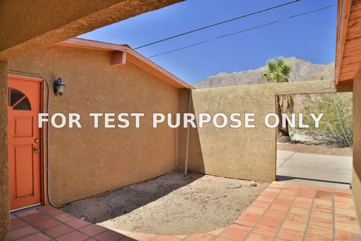 Demo/Test Data 1725 Lazy S Dr, Borrego Springs, Ca 92004