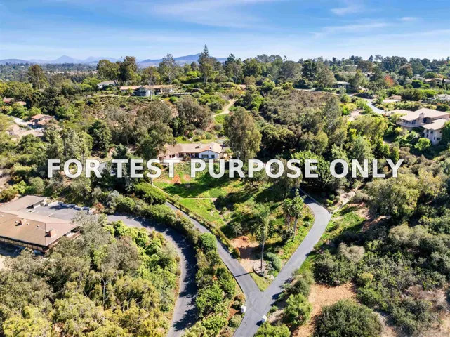 Demo/Test Data 5305 La Granada, Rancho Santa Fe, Ca 92067