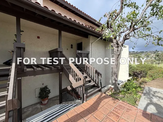 Demo/Test Data 2502 Navarra Dr Unit 226, Carlsbad, Ca 92009