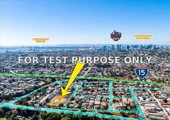 Demo/Test Data 0000 Pardee St Unit 2-4, San Diego, Ca 92102