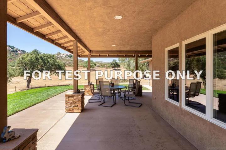 Demo/Test Data 21916 Japatul Lane, Alpine, Ca 91901