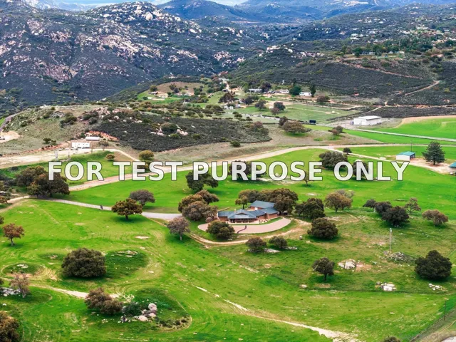 Demo/Test Data 21916 Japatul Lane, Alpine, Ca 91901