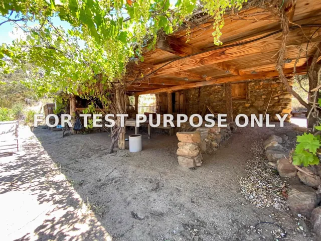Demo/Test Data 60815 Burnt Valley Rd, Anza, Ca 92539