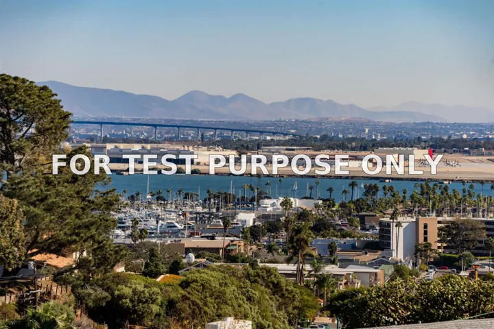 Demo/Test Data 3430 Bangor Place, San Diego, Ca 92106