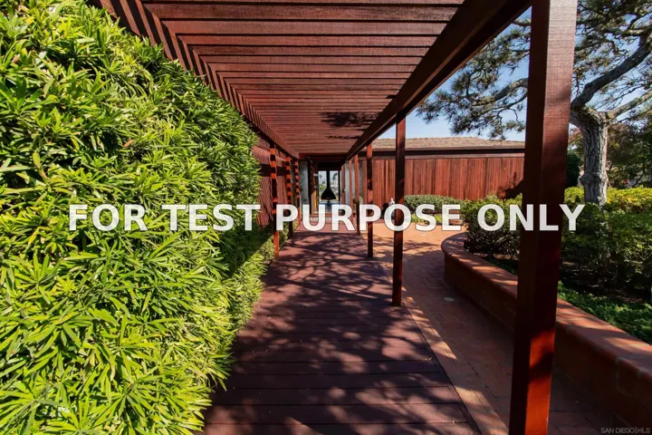 Demo/Test Data 3430 Bangor Place, San Diego, Ca 92106