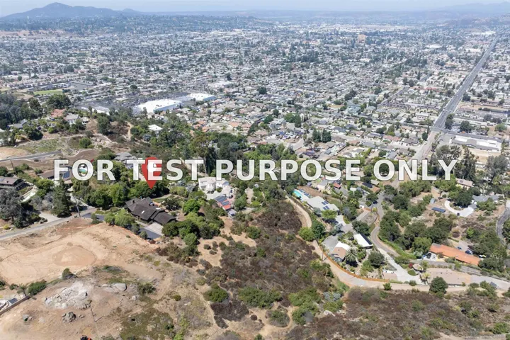 Demo/Test Data 5052 Bluff Place, El Cajon, Ca 92020