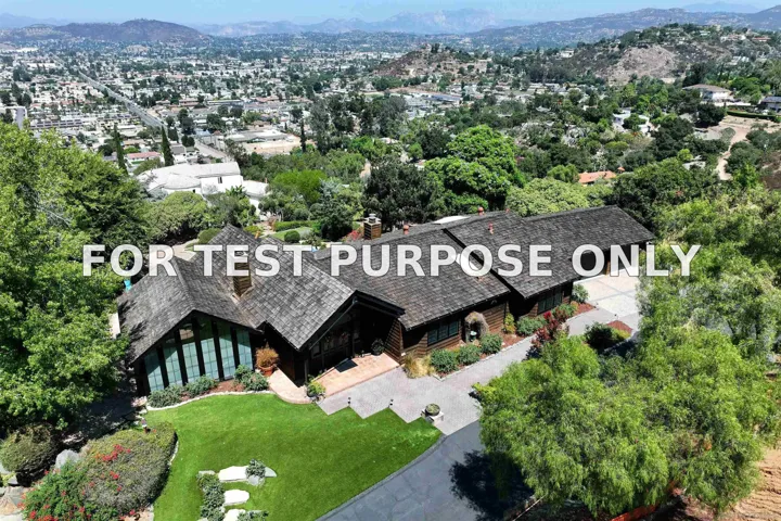 Demo/Test Data 5052 Bluff Place, El Cajon, Ca 92020
