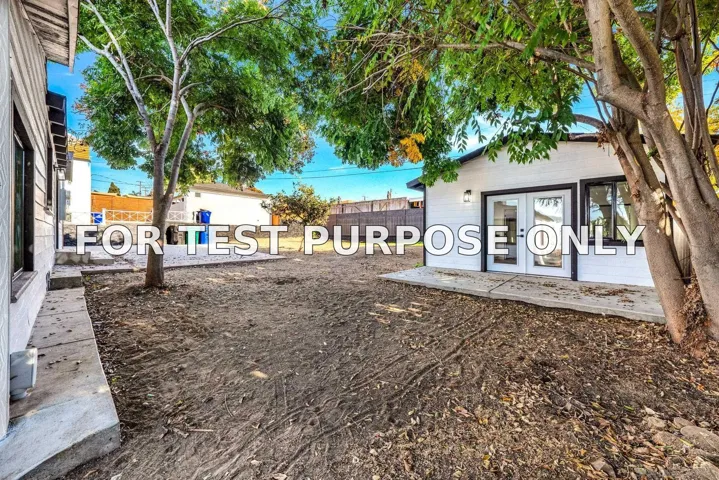 Demo/Test Data 5465 Encina Dr, San Diego, Ca 92114