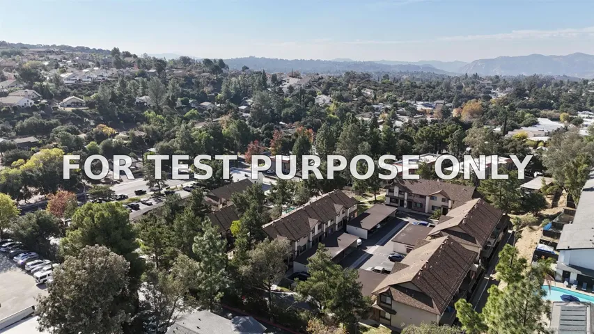Demo/Test Data 2642 Alpine Blvd. Unit A, Alpine, Ca 91901