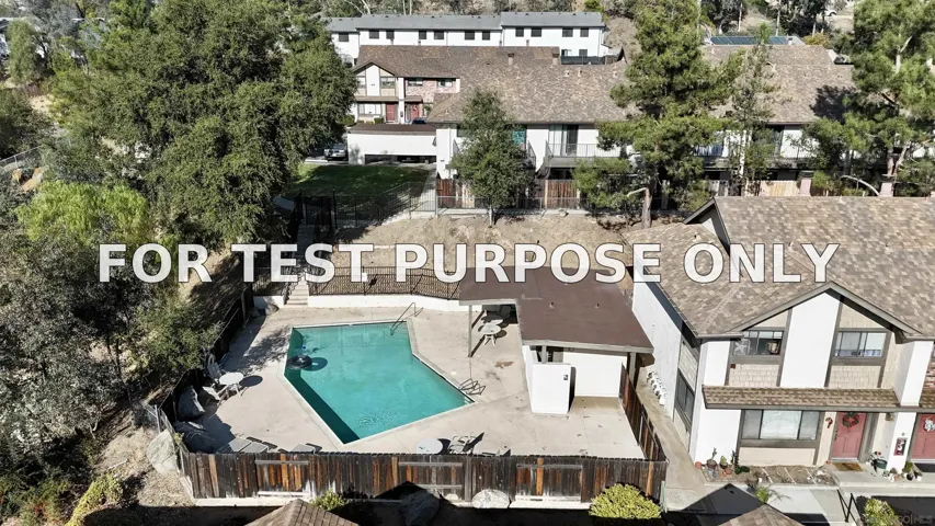 Demo/Test Data 2642 Alpine Blvd. Unit A, Alpine, Ca 91901