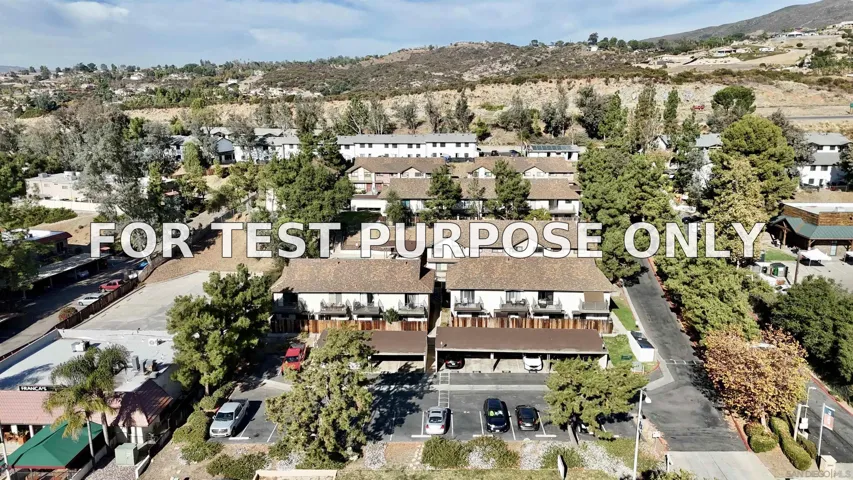 Demo/Test Data 2642 Alpine Blvd. Unit A, Alpine, Ca 91901