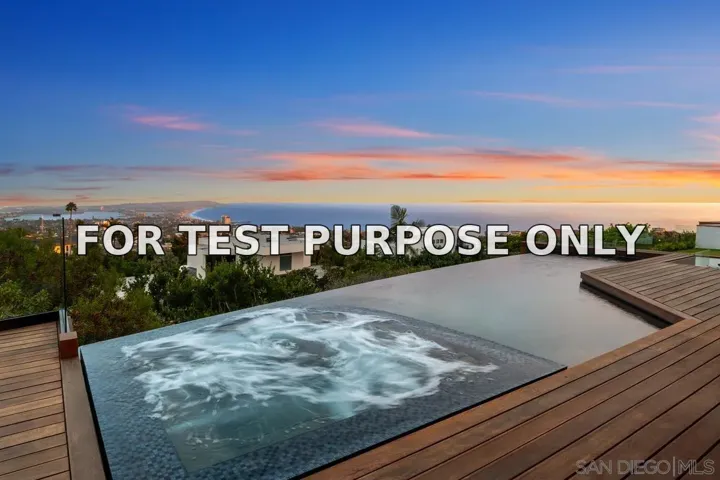 Demo/Test Data 5727 Baja Mar, La Jolla, Ca 92037
