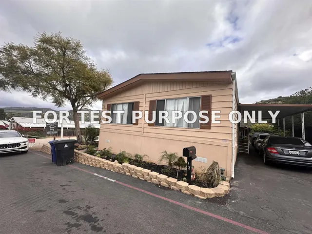 Demo/Test Data 13162 Highway 8 Business Spc Unit 73, El Cajon, Ca 92021