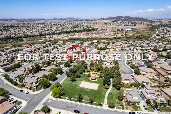 Demo/Test Data 35587 Cloche, Winchester, Ca 92596