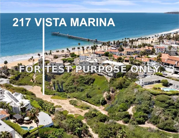 Demo/Test Data 217 Vista Marina, San Clemente, Ca 92672