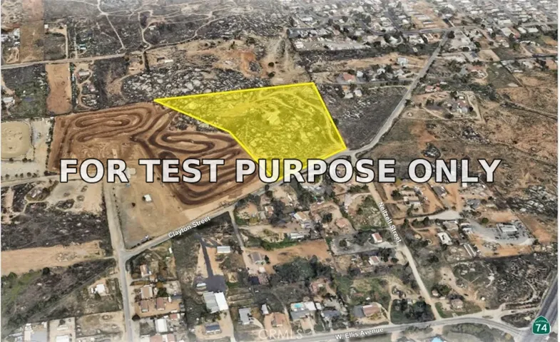 Demo/Test Data 1020 Clayton Street, Perris, Ca 92570