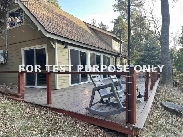 Demo/Test Data 199 Fremont Rd, Lake Arrowhead, Ca 92352