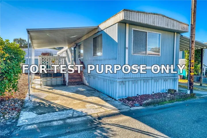 Demo/Test Data 1025 Martin Unit 13, Lakeport, Ca 95453