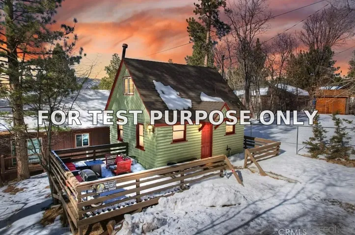 Demo/Test Data 568 Wanita Ln, Big Bear Lake, Ca 92315