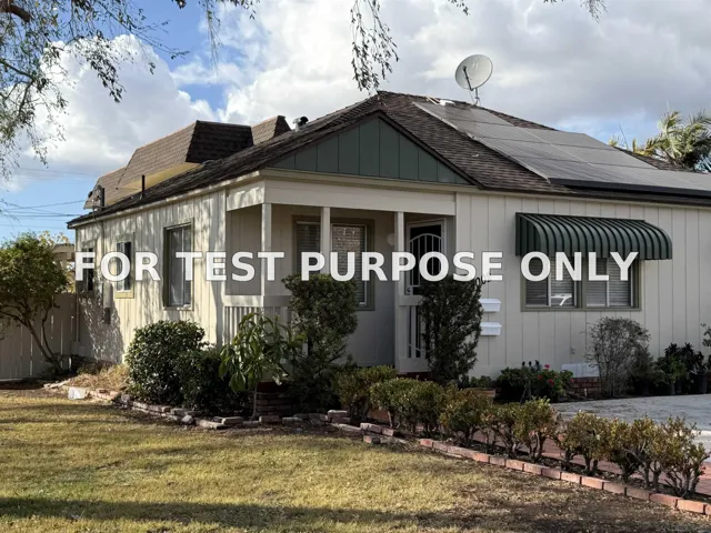 Demo/Test Data 4002 Violet Street, La Mesa, Ca 91941