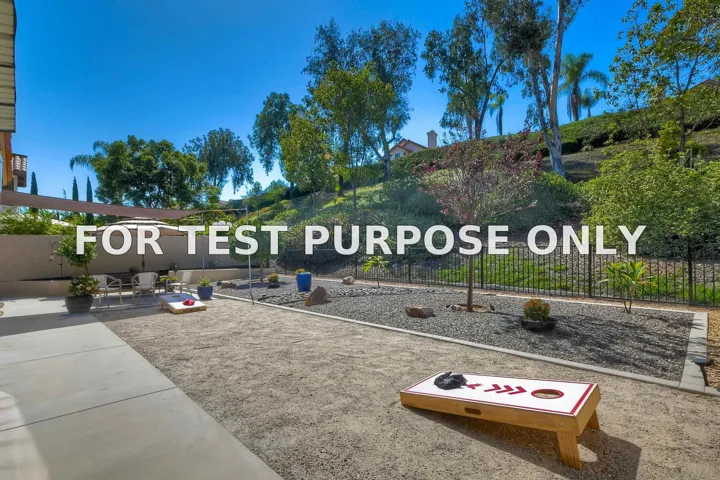 Demo/Test Data 16504 Calle Pulido, San Diego, Ca 92128