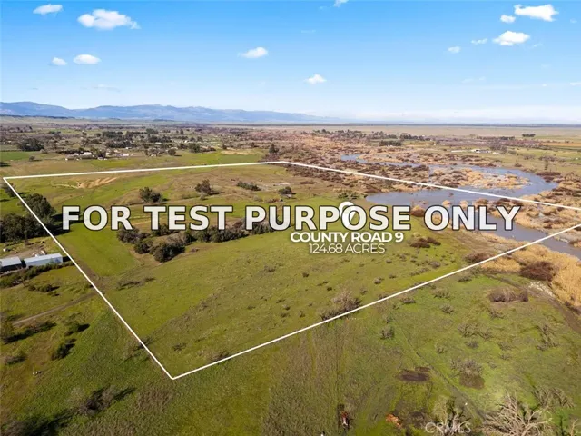 Demo/Test Data 0 County Road 9, Orland, Ca 95963
