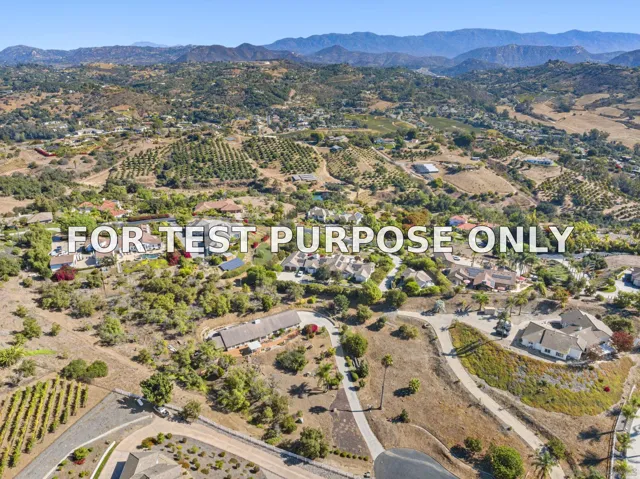 Demo/Test Data 2202 Dos Lomas, Fallbrook, Ca 92028