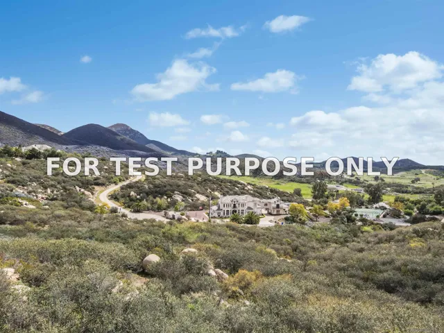 Demo/Test Data 16680 Chaparral Way Unit 54, Poway, Ca 92064