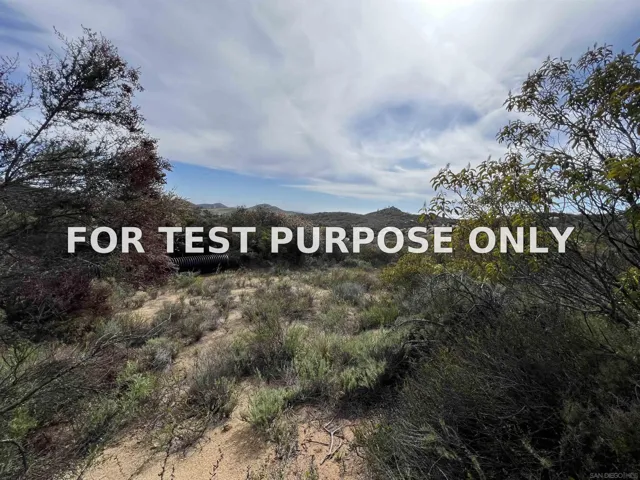 Demo/Test Data 16680 Chaparral Way Unit 54, Poway, Ca 92064