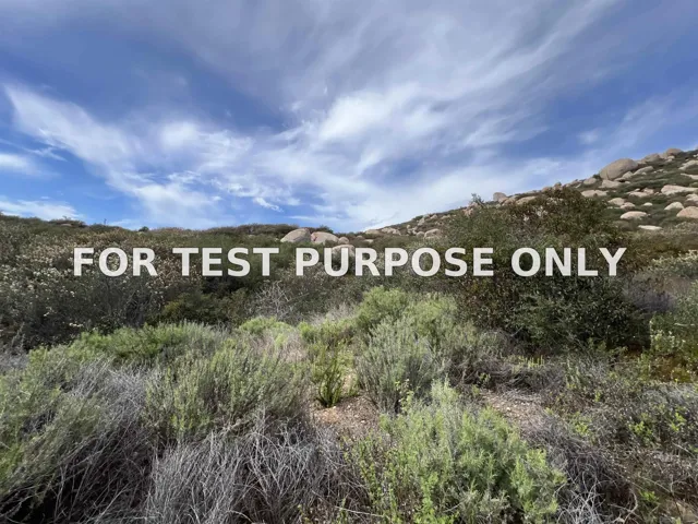 Demo/Test Data 16680 Chaparral Way Unit 54, Poway, Ca 92064