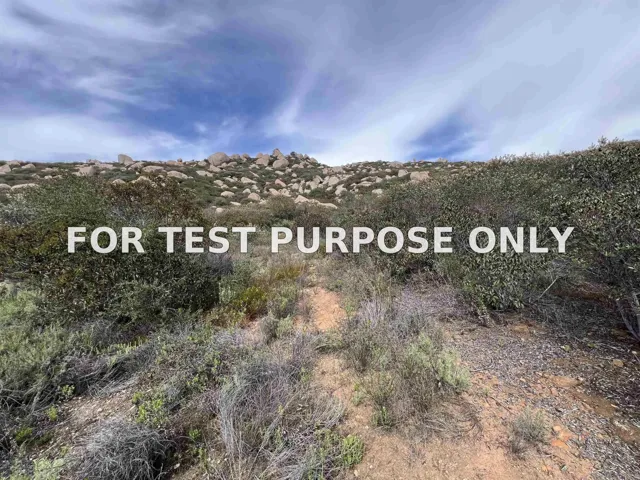 Demo/Test Data 16680 Chaparral Way Unit 54, Poway, Ca 92064